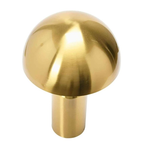 NEW! Modern Golden Mushroom Looking Lamp! Gold Light for Accent Table - Picture 3 of 5